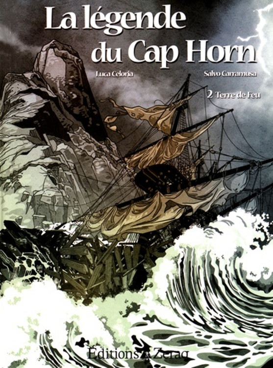 Couverture de l'album La légende du Cap Horn Tome 2 Terre de Feu