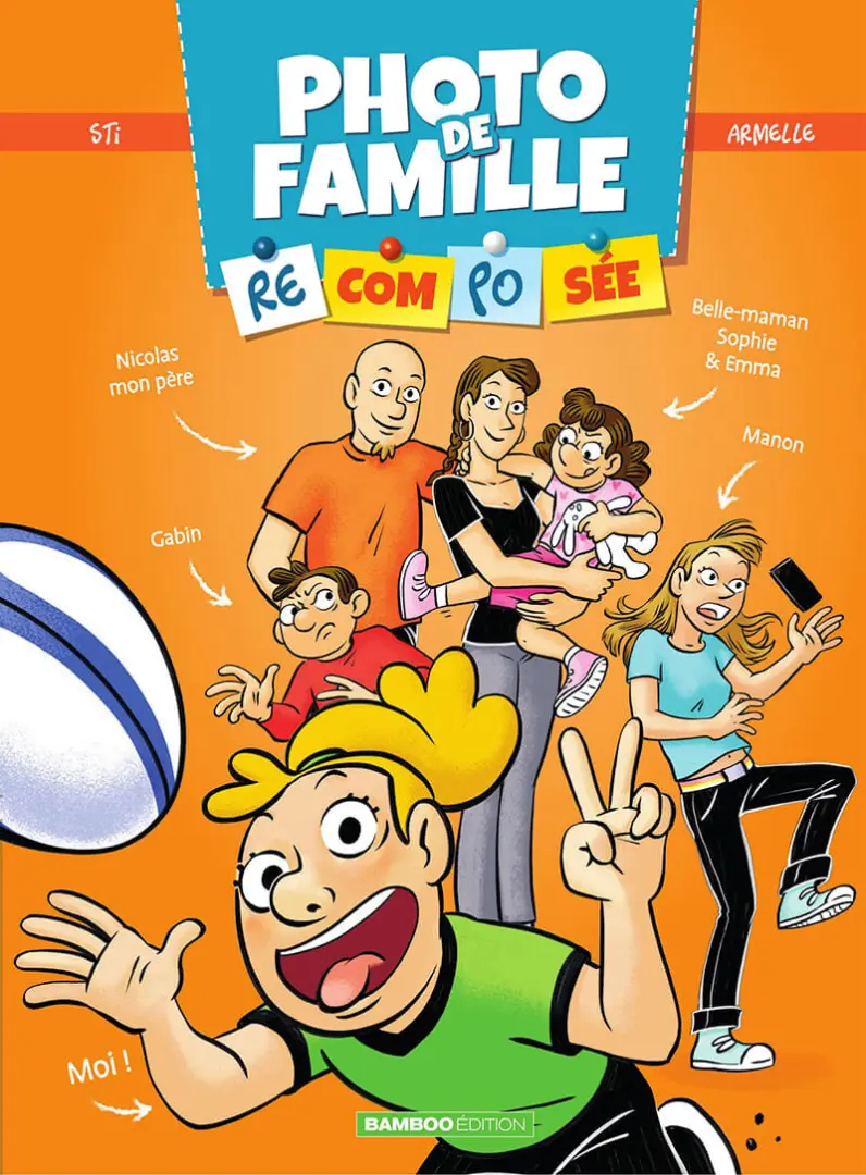 Couverture de l'album Photo de famille recomposée Tome 2
