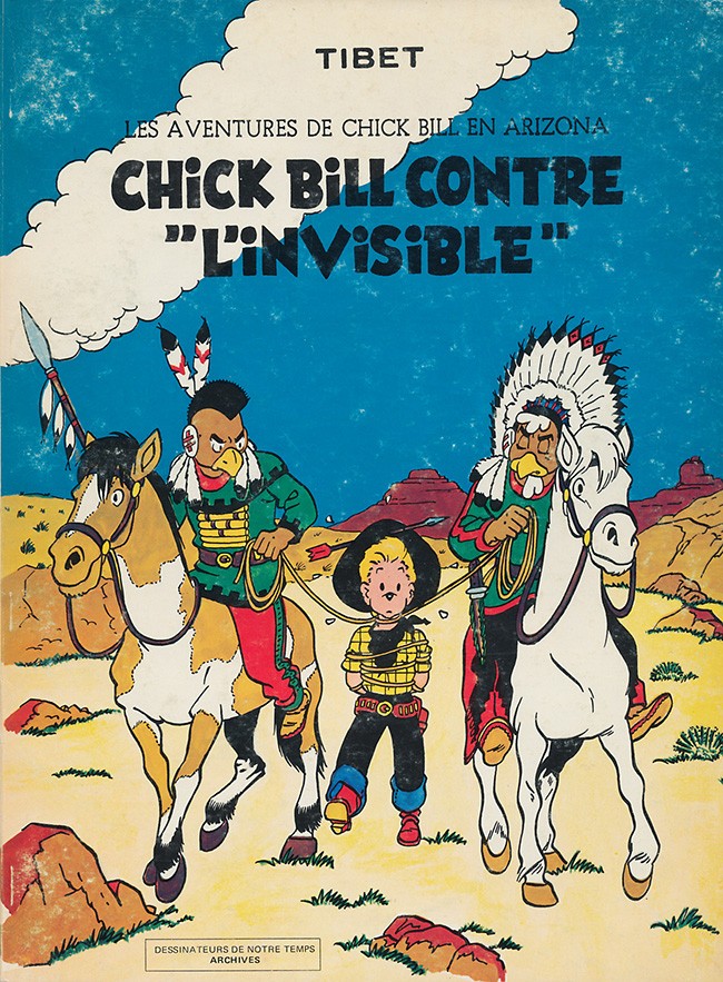 Couverture de l'album Chick Bill Tome 1 Chick Bill contre L'invisble