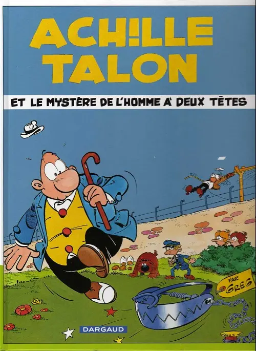 Couverture de l'album Achille Talon Tome 14 Achille talon et le mystère de l'homme à deux têtes