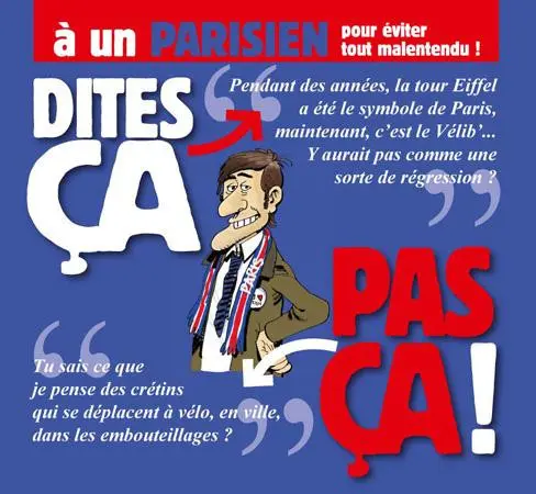 Couverture de l'album Dites ça, pas ça ! À un Parisien pour éviter tout malentendu !