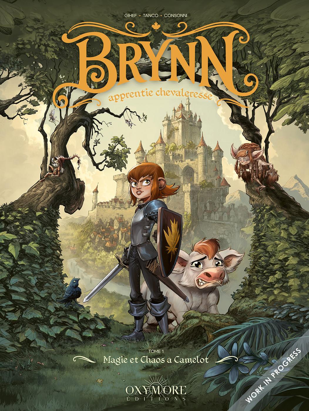 Couverture de l'album Brynn - Apprentie chevaleresse 1 Magie et Chaos à Camelot