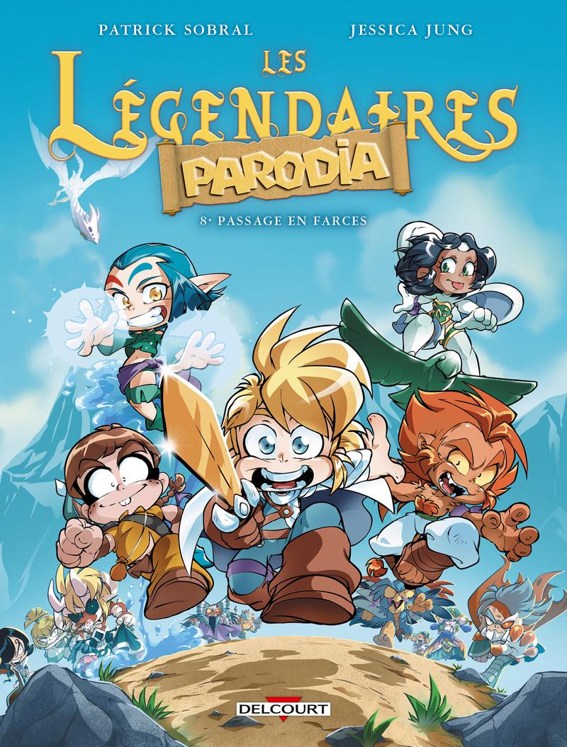 Couverture de l'album Les Légendaires - Parodia Tome 8 Passage en farces