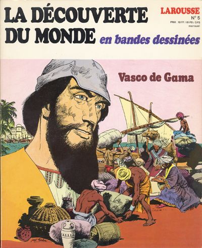 Couverture de l'album La Découverte du monde en bandes dessinées Tome 5 Vasco de Gama