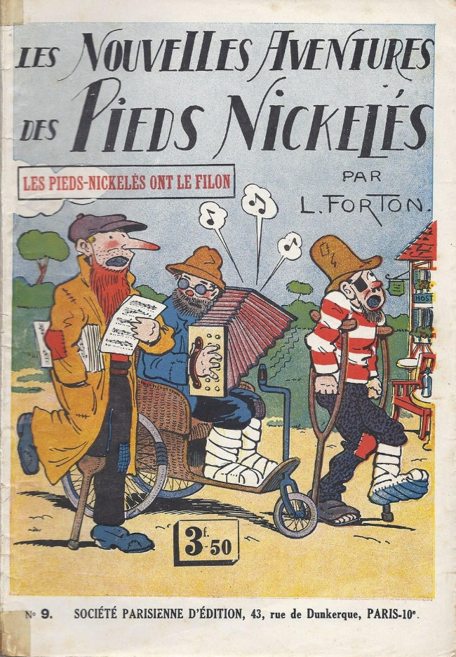 Couverture de l'album Les Pieds Nickelés Tome 9 Les Pieds Nickelés ont le filon