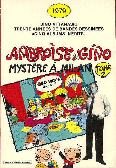 Couverture de l'album Ambroise & Gino Tome 1 Mystère à Milan