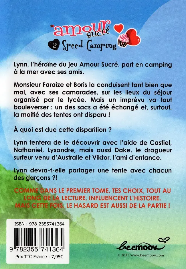 Verso de l'album Amour sucré Tome 2 Speed Camping