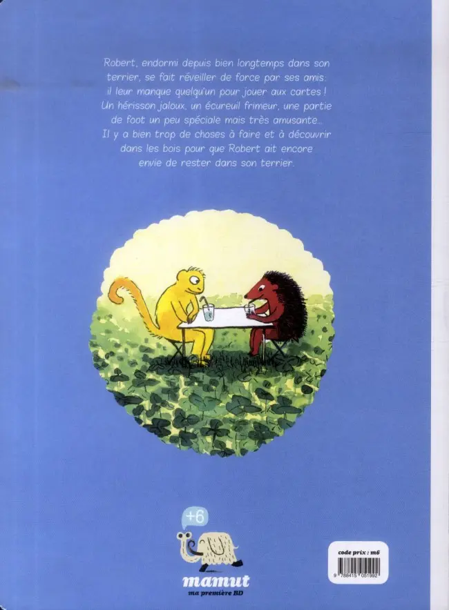 Verso de l'album Robert et les copains Tome 1