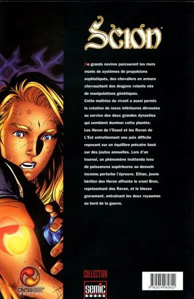 Verso de l'album Scion Tome 1