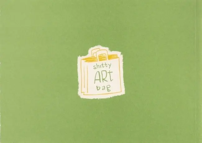 Verso de l'album Shitty art book