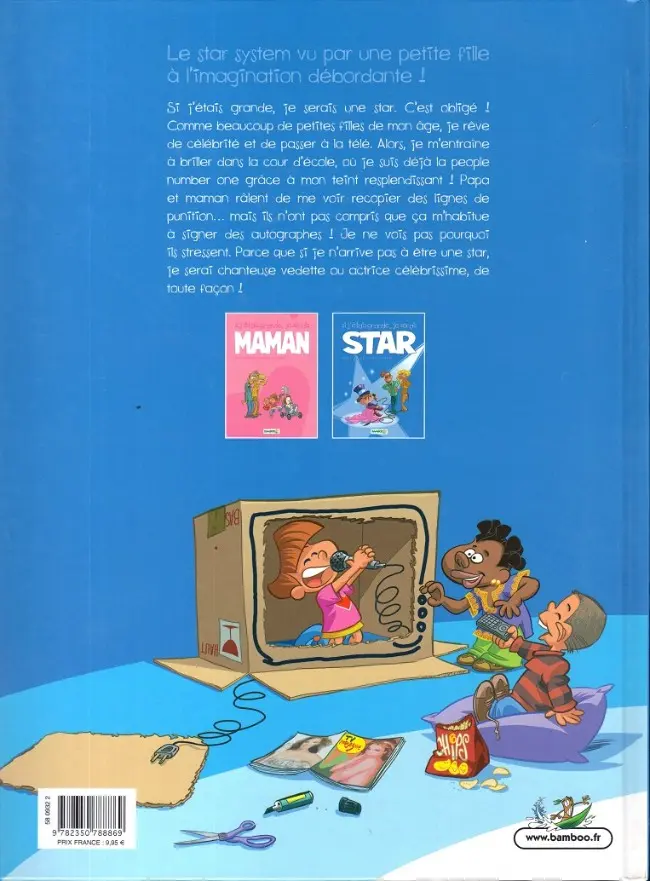 Verso de l'album Si j'étais grande... Tome 2 Si j'étais grande... je serais Star