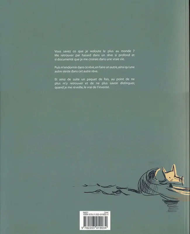 Verso de l'album Les Somnambules