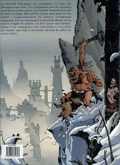Verso de l'album Les Traîne-Ténèbres Tome 3 Le pays des montagnes sans nom