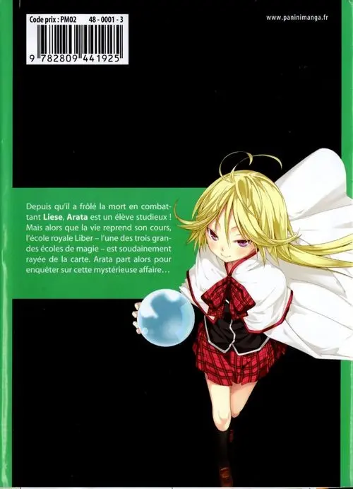 Verso de l'album Trinity Seven 5