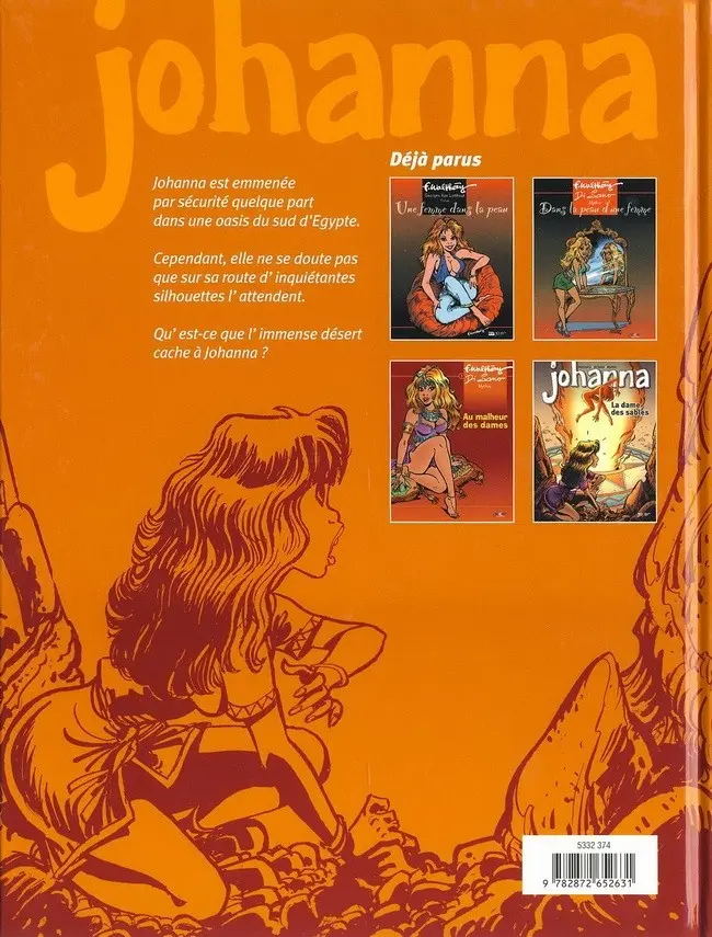 Verso de l'album Une femme dans la peau / Johanna Tome 4 Johanna - La dame des sables