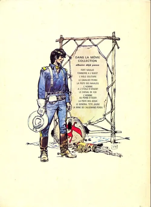 Verso de l'album Blueberry Tome 1 Fort Navajo