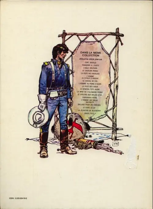 Verso de l'album Blueberry Tome 6 L'homme à l'étoile d'argent