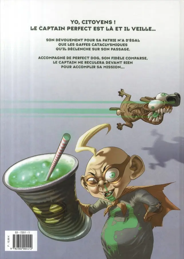 Verso de l'album Captain Perfect Tome 1 Toxic stories