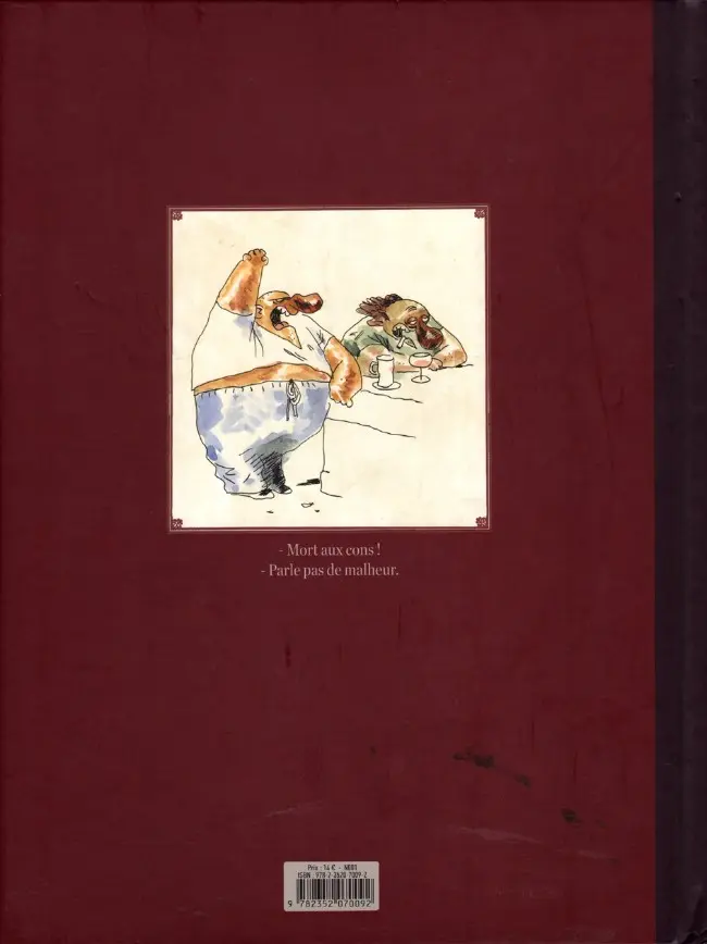 Verso de l'album Chez Francisque Tome I