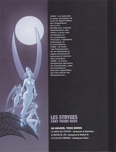 Verso de l'album Le Clan des Chimères Tome 1 Tribut