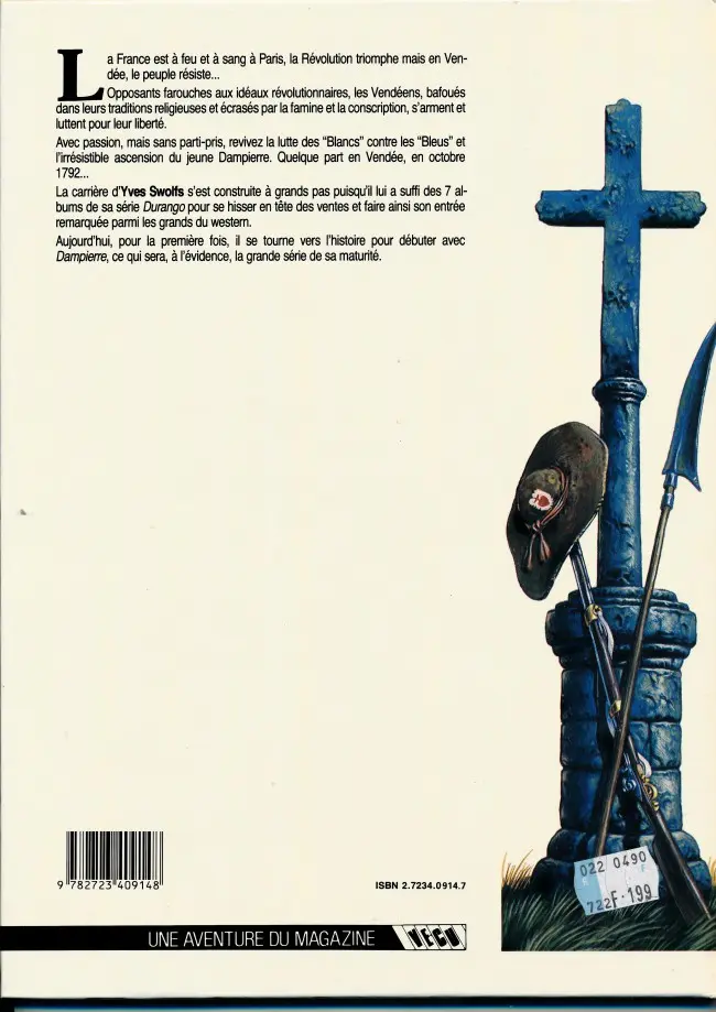 Verso de l'album Dampierre Tome 1 L'aube noire