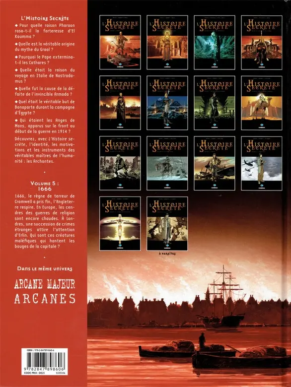 Verso de l'album L'Histoire secrète Volume 5 1666
