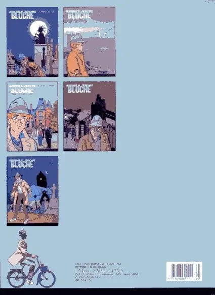 Verso de l'album Jérôme K. Jérôme Bloche Tome 1 L'ombre qui tue