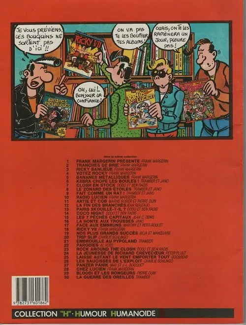 Verso de l'album Lucien Tome 1 Radio Lucien