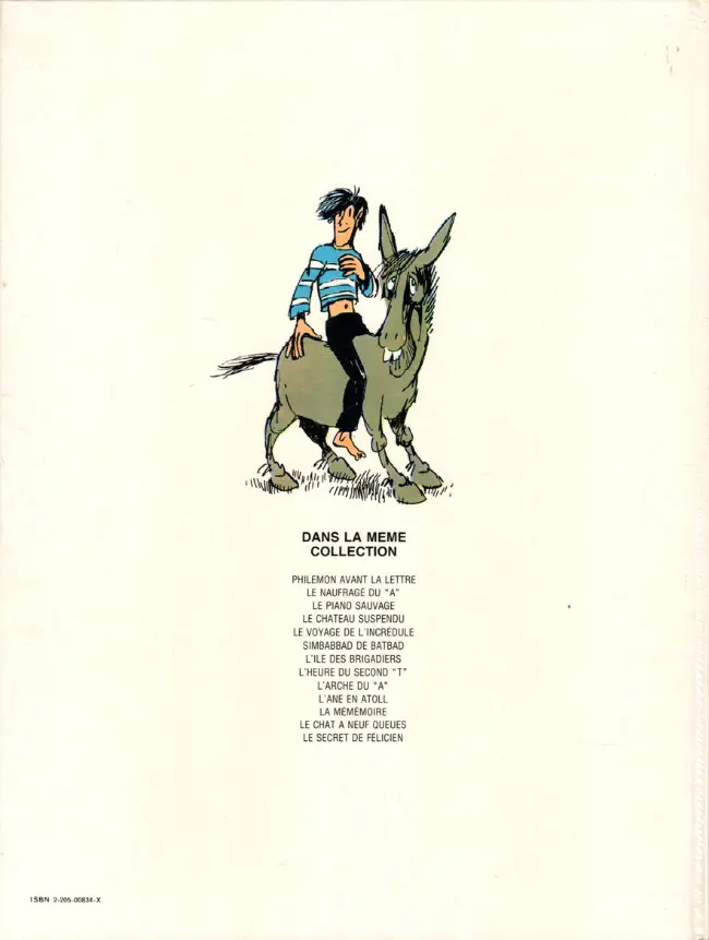 Verso de l'album Philémon Tome 6 Simbabbad de Batbad