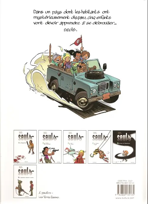 Verso de l'album Seuls Tome 5 Au cœur du Maelström