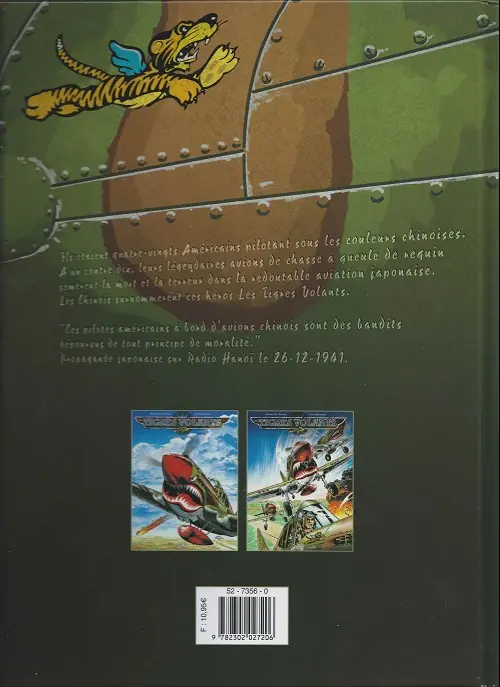 Verso de l'album Les Tigres volants Tome 1 Raids sur Rangoon