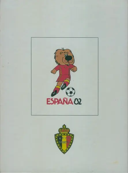 Verso de l'album Eric Castel Allez les Diables Rouges