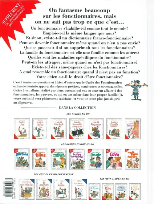 Verso de l'album Le Guide Tome 34 Le guide des fonctionnaires