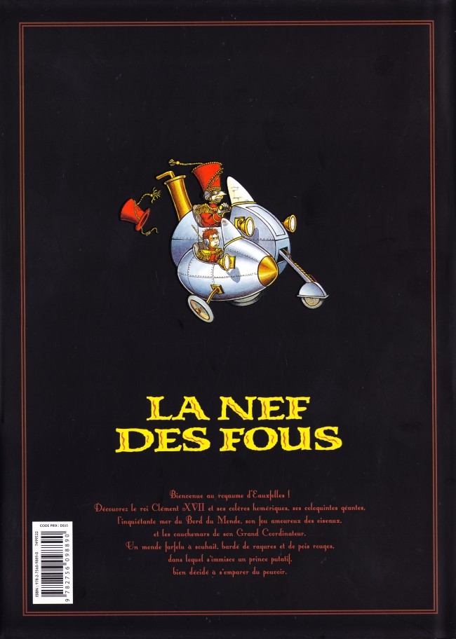 Verso de l'album La Nef des fous L'intégrale Tomes 1 à 4