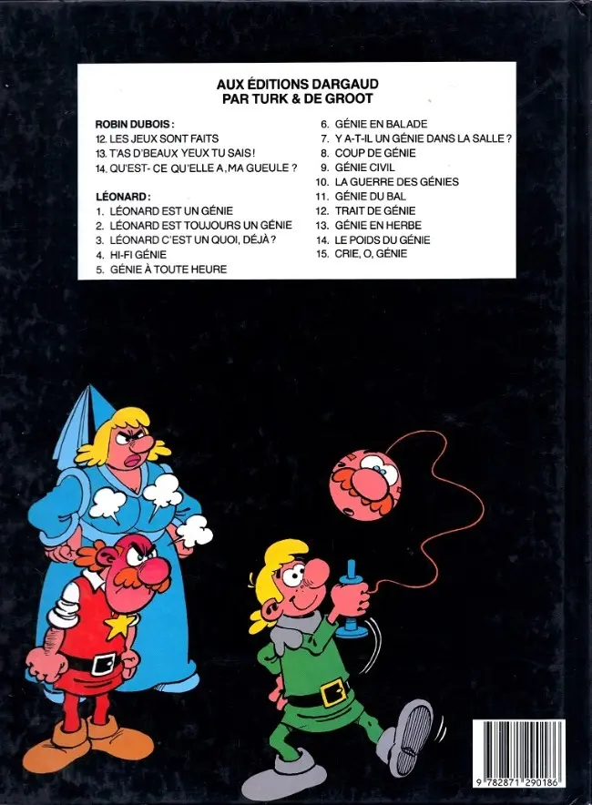 Verso de l'album Robin Dubois Tome 14 Qu'est-ce qu'elle a, ma gueule ?