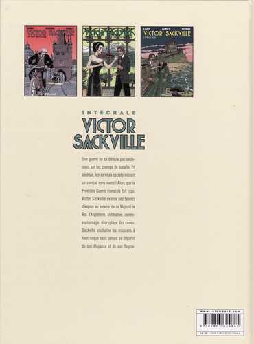 Verso de l'album Intégrale Victor Sackville 3