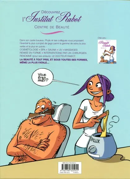 Verso de l'album Beauté fatale Tome 2 Bronzage intensif