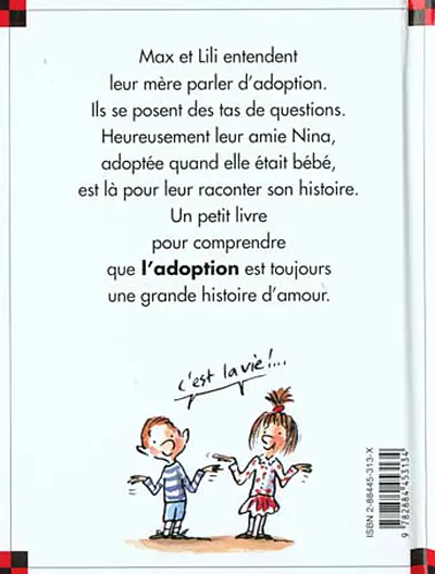 Verso de l'album Ainsi va la vie Tome 27 Nina a été adoptée