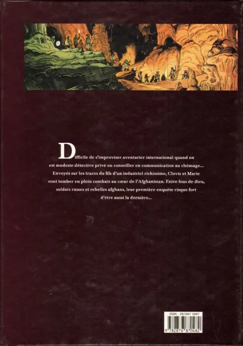 Verso de l'album La Blessure du Khan