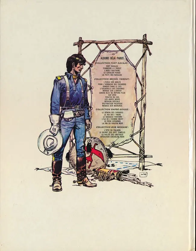 Verso de l'album Blueberry Tome 6 L'homme à l'étoile d'argent