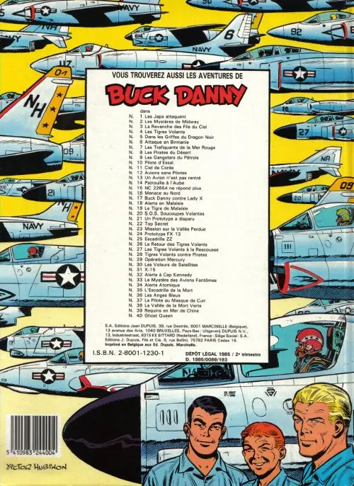 Verso de l'album Buck Danny Tome 34 Alerte atomique