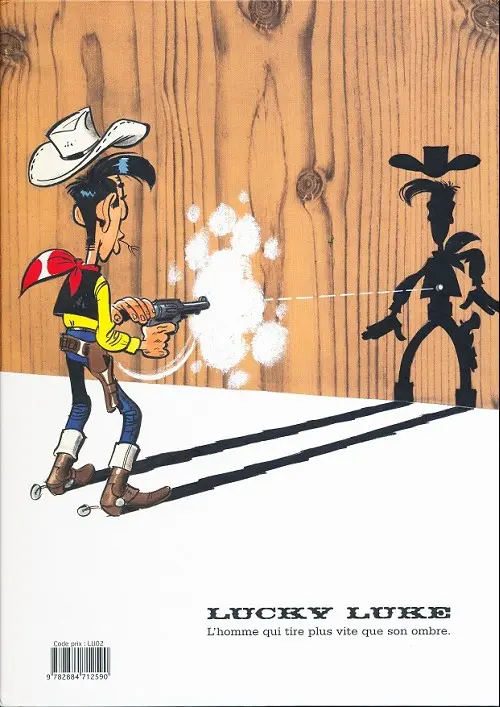 Verso de l'album Lucky Luke Tome 54 La fiancée de Lucky Luke