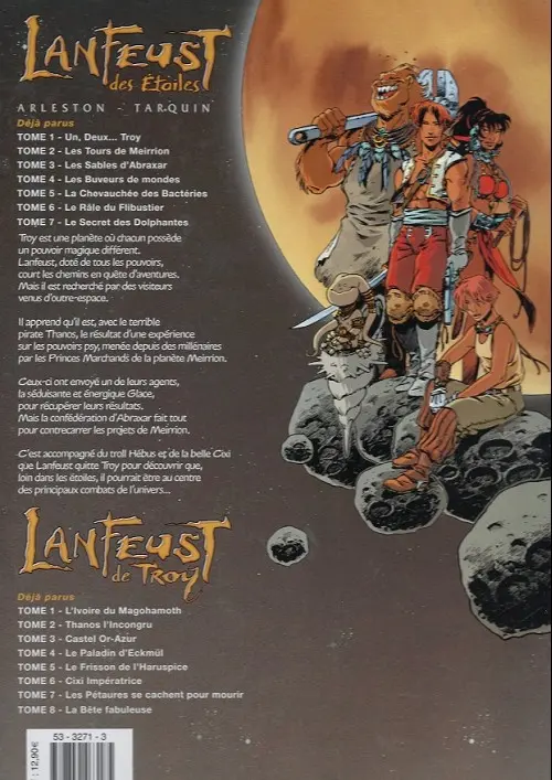 Verso de l'album Lanfeust des Étoiles Tome 5 La chevauchée des bactéries