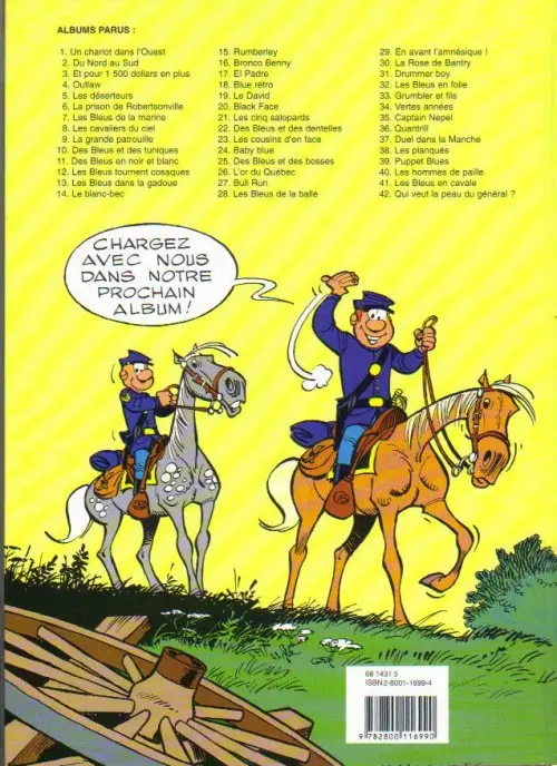 Verso de l'album Les Tuniques Bleues Tome 30 La rose de Bantry