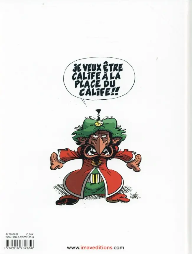 Verso de l'album Iznogoud Tome 25 Qui a tué le Calife ?