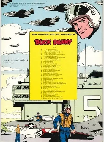 Verso de l'album Buck Danny Tome 17 Buck Danny contre Lady X