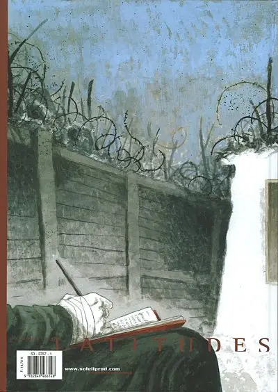 Verso de l'album Le Carnet rouge