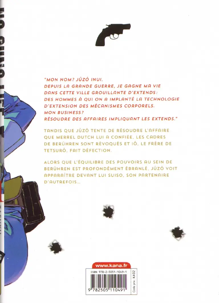 Verso de l'album No guns life 11