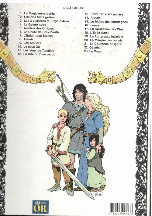 Verso de l'album Thorgal Tome 16 Louve