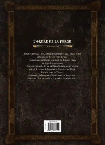 Verso de l'album Nains L'intégrale de la forge